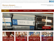 Tablet Screenshot of memorykeeperspro.com